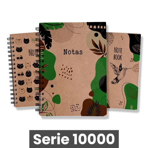 Cuadernos A5 Kraft